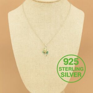 Stamped Sterling Silver Necklace